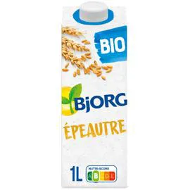 BJORG Boisson végétale épeautre sans sucres ajoutés Bio 1l