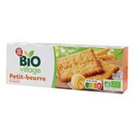 MARQUE REPÈRE, BIO VILLAGE Petits-beurre Bio 150g