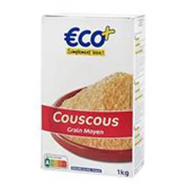ECO+ Semoule de couscous moyen 1kg
