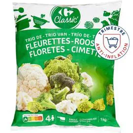 CARREFOUR CLASSIC' Trio de fleurettes 1kg