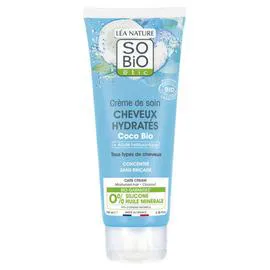 LÉA NATURE, SO'BIO ÉTIC Crème de soin cheveux hydratés coco 100ml
