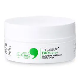 LA BEAUTÉ BIO Monoprix La Beauté Bio Engagée La Crème Anti-Âge 50ml