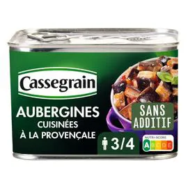 CASSEGRAIN Aubergines cuisinées à la provençale 660g