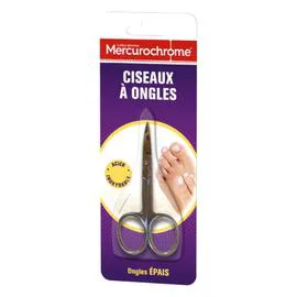 MERCUROCHROME Ciseaux à ongles durs et épais l'unité