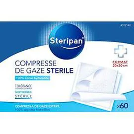 STERIPAN Compresse de gaze 20X20cm - x60 x60