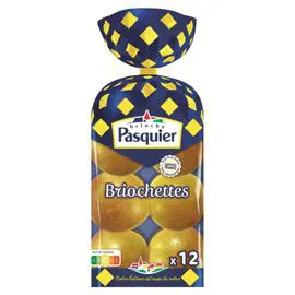 BRIOCHE PASQUIER Briochettes rangées au levain 480g