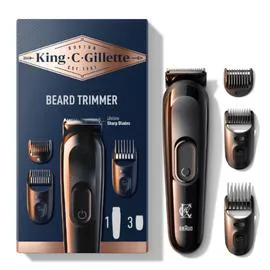 GILLETTE, KING C. Tondeuse à barbe x3 sabots l'unité