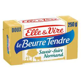ELLE & VIRE Beurre tendre doux 250g
