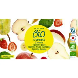 MONOPRIX BIO Purée pomme et fruits 1,08kg
