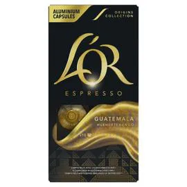 L'OR, ESPRESSO Café capsules Compatibles Nespresso guatemala intensité 7 52g