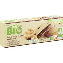 CARREFOUR BIO Sablés bio au chocolat 155g
