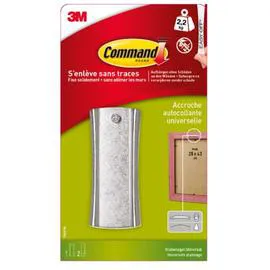COMMAND Accroche cadre avec tête clou métal petit modèle l'unité