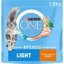 PURINA, ONE Croquettes pour chat Light/poulet 1,5kg