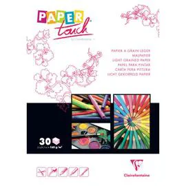 DÉCOPATCH Clairefontaine Bloc Papier Peinture, A4, 30 Feuilles, 160Gr/M² x30