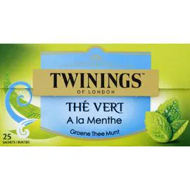 TWININGS Thé vert menthe x25 37,5g