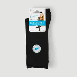 BLEUFORÊT Bleu Fôret Duo Chaussettes Caresse En Laine Noire x1 l'unité