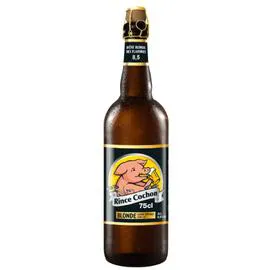 RINCE COCHON Bière blonde cuvée spéciale sur lie 75cl