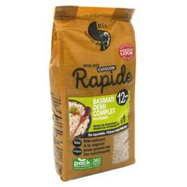 AUTOUR DU RIZ Riz Basmati Demi-Complet Bio 500g