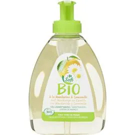 CARREFOUR SOFT Gel lavant mains bio mandarine & camomille 300ml