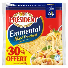 PRÉSIDENT Emmental rapé 350g