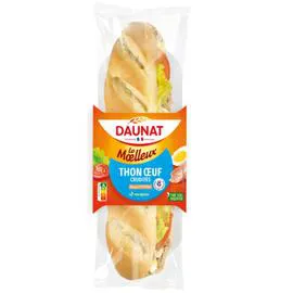 DAUNAT Sandwich thon Oeuf crudités 230g