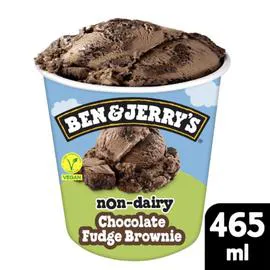 BEN & JERRY'S Glace Fondant au Chocolat et Brownie Vegan 465ml