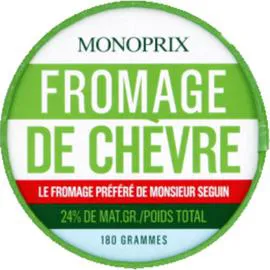 MONOPRIX Fromage de chèvre 180g
