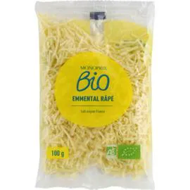 MONOPRIX BIO Emmental râpé 100g