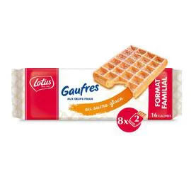 LOTUS BAKERIES Gaufres aux Oeufs frais 371g