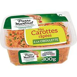 PIERRE MARTINET Carottes râpées à la ciboulette 300g
