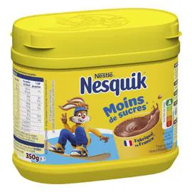 NESTLÉ, NESQUIK Chocolat en poudre cacaotée 350g