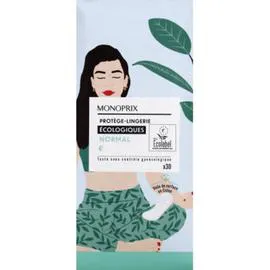 MONOPRIX Protège lingerie écologiques normal x30 l'unité