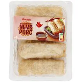 AUCHAN Nems de porc sauce nuoc nam 300g