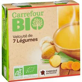 CARREFOUR BIO Soupe bio 7 légumes 2x30cl