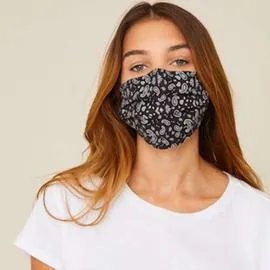 MONOPRIX FEMME Cat 1 - Lot de 2 Masques en Tissu Lavables Adultes l'unité