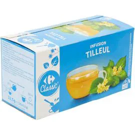 CARREFOUR CLASSIC' Infusion tilleul 25x1,3g