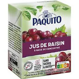 PAQUITO Jus de raisin 6x20cl