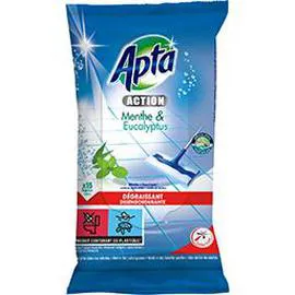 APTA Action - Lingettes nettoyantes menthe & eucalyptus x15 