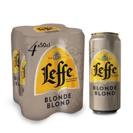 LEFFE Bière blonde belge 4x50cl