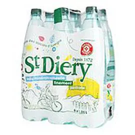 MARQUE REPÈRE, ST DIÉRY Eau minérale gazeuse St Diery Naturelle 6x1,25l