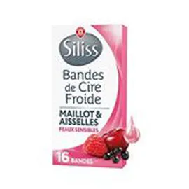 MARQUE REPÈRE, SILISS Bandes de cire froide Maillot aisselles - x16 x16