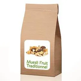 JUSTE BIO Muesli fruits traditionnel BIO en vrac 100g