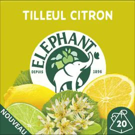 THÉ ÉLÉPHANT Infusion Tilleul Citron 28g