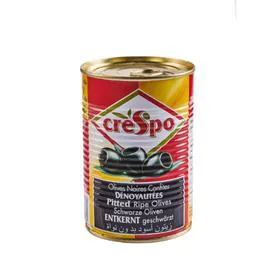 CRESPO Olives noires dénoyautées 180g
