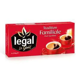 LEGAL Café moulu Tradition familiale 4x250g
