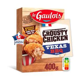 LE GAULOIS Crousty Chicken Texas BBQ, doux 400g