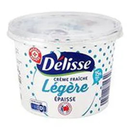 MARQUE REPÈRE, DÉLISSE Crème fraîche légère Epaisse 15% MG 50cl