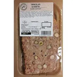 NOTRE SÉLECTION Terrine de lapin, noisettes 180g