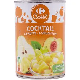 CARREFOUR CLASSIC' Fruits au sirop Cocktail 4 fruits 250g