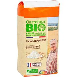 CARREFOUR BIO Farine d'épeautre bio 1kg